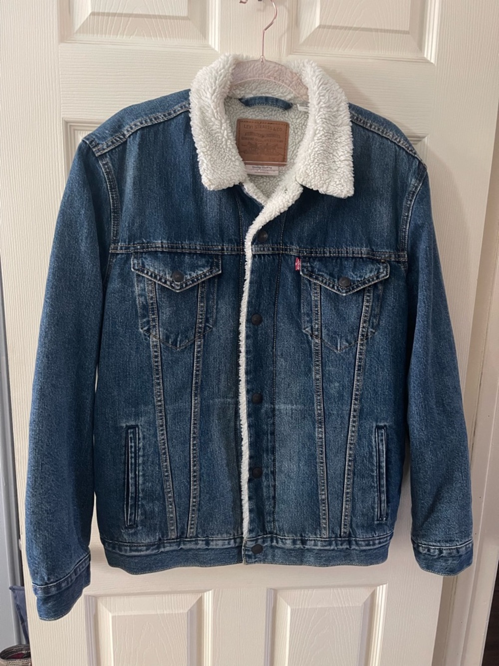 Levi's Men's Sherpa-Lined Denim Jacket